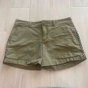 Old Navy Green Chino Shorts
